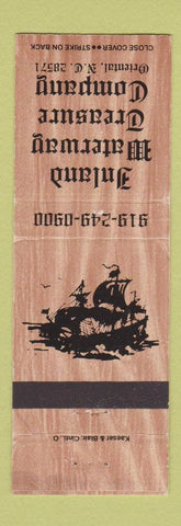 Matchbook Cover - Indland Waterway Treasure Company Oriental NC