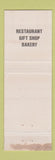 Matchbook Cover - Indland Waterway Treasure Company Oriental NC