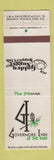Matchbook Cover - Governors Inn Research Triangle Park NC