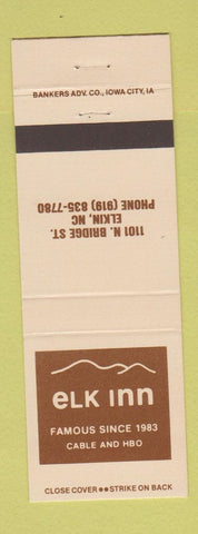Matchbook Cover - Elk Inn Elkin NC
