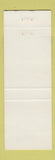 Matchbook Cover - Elk Inn Elkin NC
