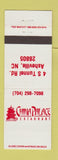 Matchbook Cover - China Palace Restaurant Asheville NC