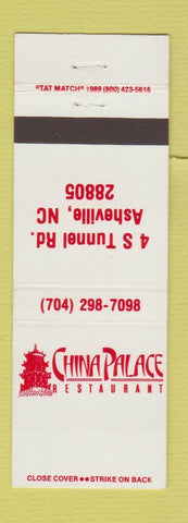 Matchbook Cover - China Palace Restaurant Asheville NC