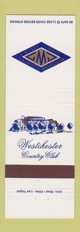 Matchbook Cover - Westchester Country Club Rye NY