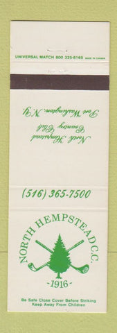 Matchbook Cover - North Hempstead Country Club Port Washington NY