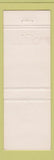 Matchbook Cover - Weiss Motors Leduc AB