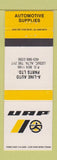 Matchbook Cover - UAP Auto Parts A Line Leduc AB