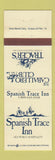 Matchbook Cover - Spanish Trace Inn Caballero Club Athens TX