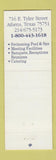Matchbook Cover - Spanish Trace Inn Caballero Club Athens TX
