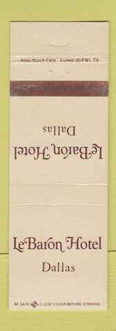 Matchbook Cover - Le Baron Hotel Dallas TX