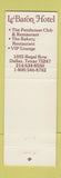 Matchbook Cover - Le Baron Hotel Dallas TX