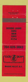 Matchbook Cover - Good Boys Fixins and Giggle Soup Maggie Valley NC RED