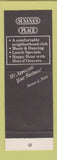 Matchbook Cover - Susana's Place Dallas TX