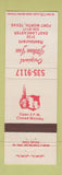 Matchbook Cover - Original Italian Inn Restaurant Fort Worth TX
