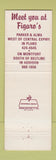 Matchbook Cover - Figaro's Restaurant Pizza Dallas TX Addison Plano WEAR