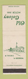 Matchbook Cover - Old Colony Motor Inn Athens GA