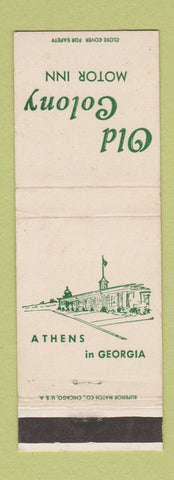 Matchbook Cover - Old Colony Motor Inn Athens GA