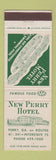 Matchbook Cover - New Berry Hotel Perry GA