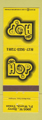Matchbook Cover - The Hop Fort Worth TX
