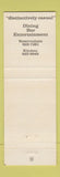 Matchbook Cover - The Hop Fort Worth TX