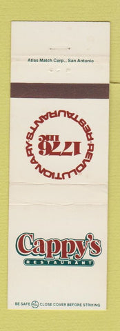 Matchbook Cover - Cappy's Restaurant  San Antonio TX Houston
