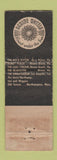 Matchbook Cover - McAllister Hotel Miami FL WEAR