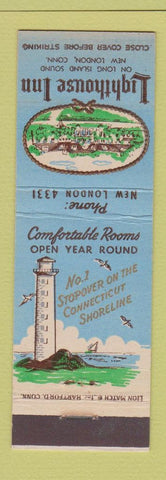 Matchbook Cover - Lighthouse Inn New London CT