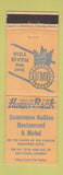 Matchbook Cover - Suwannee Gables Restaurant Motel Old Town FL PEACH WEAR
