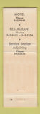 Matchbook Cover - Suwannee Gables Restaurant Motel Old Town FL PEACH WEAR