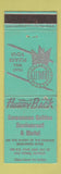 Matchbook Cover - Suwannee Gables Restaurant Motel Old Town FL TEAL