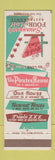 Matchbook Cover - Herb & Jim's Restaurant Savannah GA STAINED