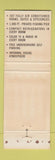 Matchbook Cover - Newport Resort Motel Miami Beach FL girlie