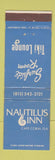 Matchbook Cover - Nautilus Inn Cape Coral FL WEAR