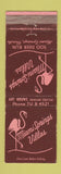 Matchbook Cover - Miami Springs Villas FL Flamingo