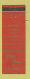 Matchbook Cover - The Inn at Ridgefield CT low phone # WEAR