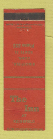 Matchbook Cover - The Inn at Ridgefield CT low phone # WEAR