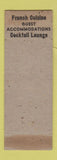 Matchbook Cover - The Inn at Ridgefield CT low phone # WEAR