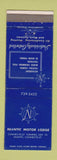 Matchbook Cover - Niantic Motor Lodge CT