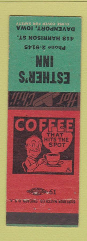 Matchbook Cover - Esther's Inn Davenport IA