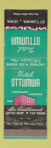 Matchbook Cover - Hotel Ottumwa IA WEAR
