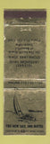 Matchbook Cover - New Sail Inn Motel Storm Lake IA WEAR