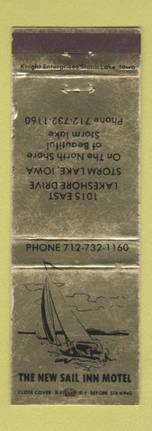 Matchbook Cover - New Sail Inn Motel Storm Lake IA WEAR
