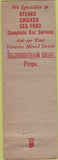 Matchbook Cover - Loop Cafe Manitou Springs CO WORN