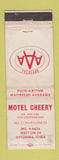 Matchbook Cover - Motel Cheery Ottumwa IA WEAR