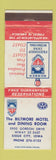 Matchbook Cover - Biltmore Motel Dining Room Sioux City IA WEAR