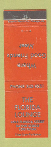 Matchbook Cover - The Florida Lounge Baton Rouge LA