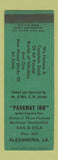 Matchbook Cover - Parkway Inn Alexandria LA