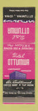 Matchbook Cover - Hotel Ottumwa IA WEAR