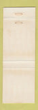 Matchbook Cover - Bacot Furniture Ankeny IA