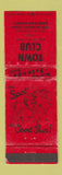 Matchbook Cover - Town Club billiards New Sharon IA WEAR